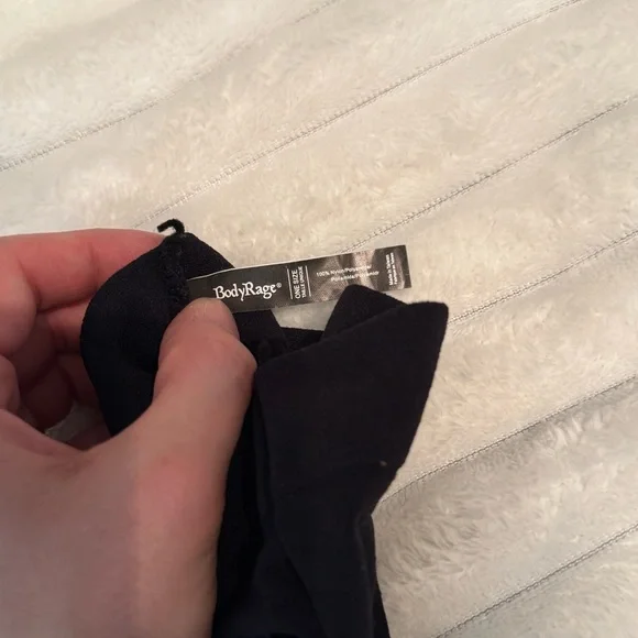 Spencers Body Rage Black Ripped Leggings Goth Grunge - Picture 6 of 7